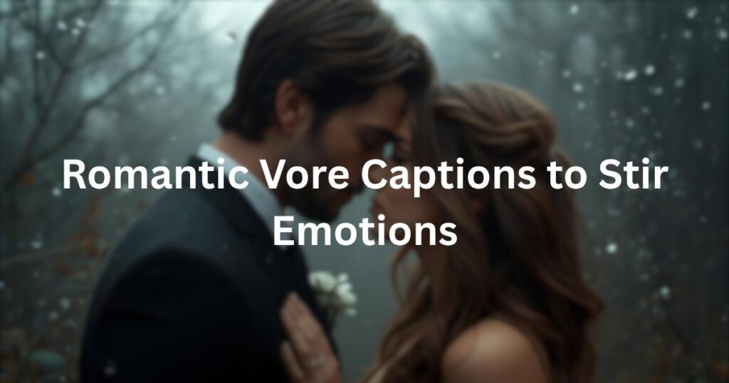 Romantic Vore Captions to Stir Emotions