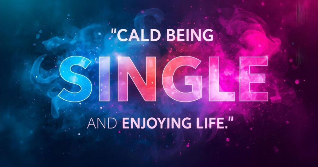 🌈 Inspirational Quotes About Being SINGLE Quotes and Enjoying Life